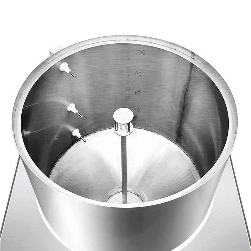 100l Small Chili Tomato Sauce Cooker And Mixer Soup Porridge Boiling Cooking Kettle Pot Soup Sauce Cooking Pot With Mixer