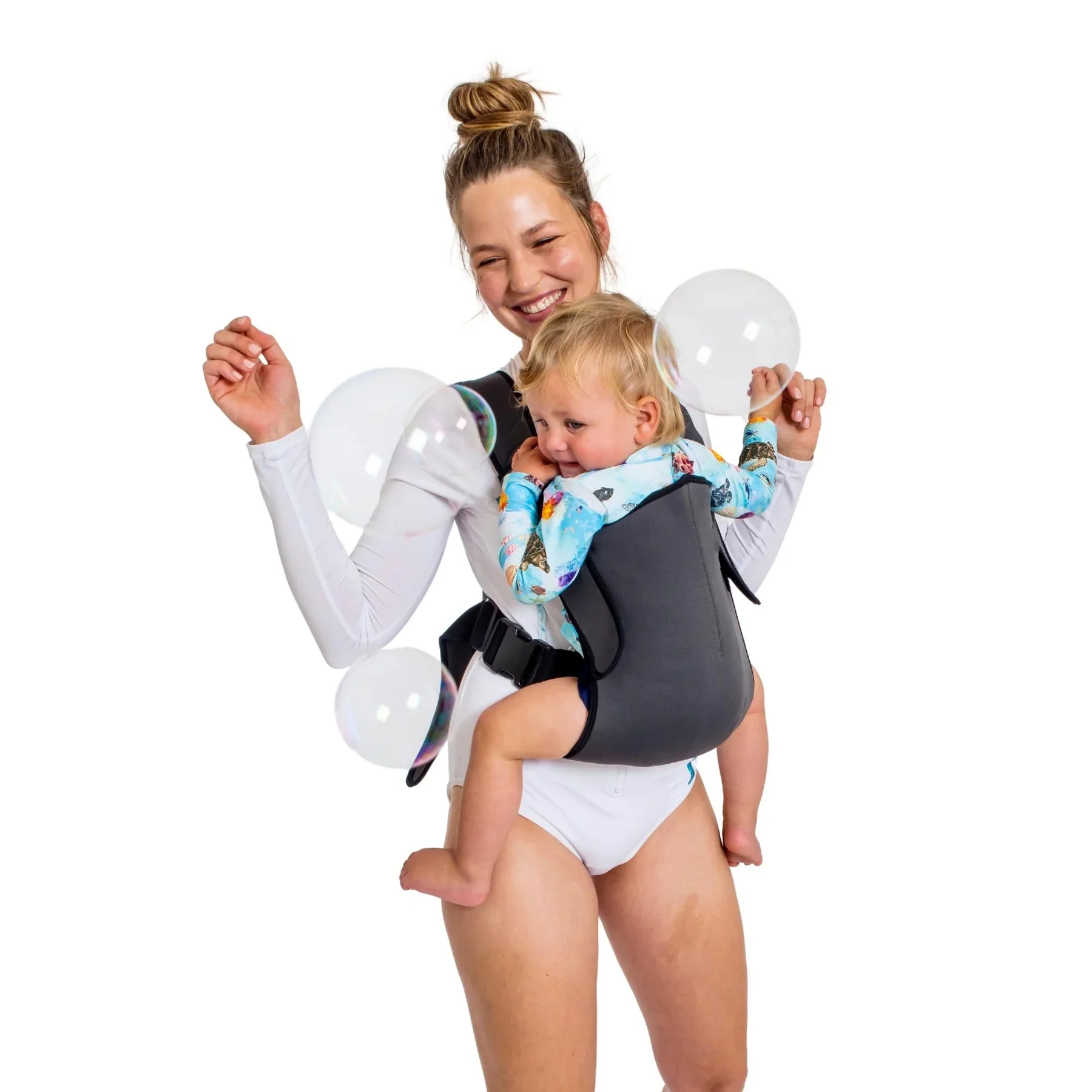 Waterproof Neoprene Baby Carrier Ergonomic Hip Seat Carrier Infant Chest Holder for  Pool Beach Snow