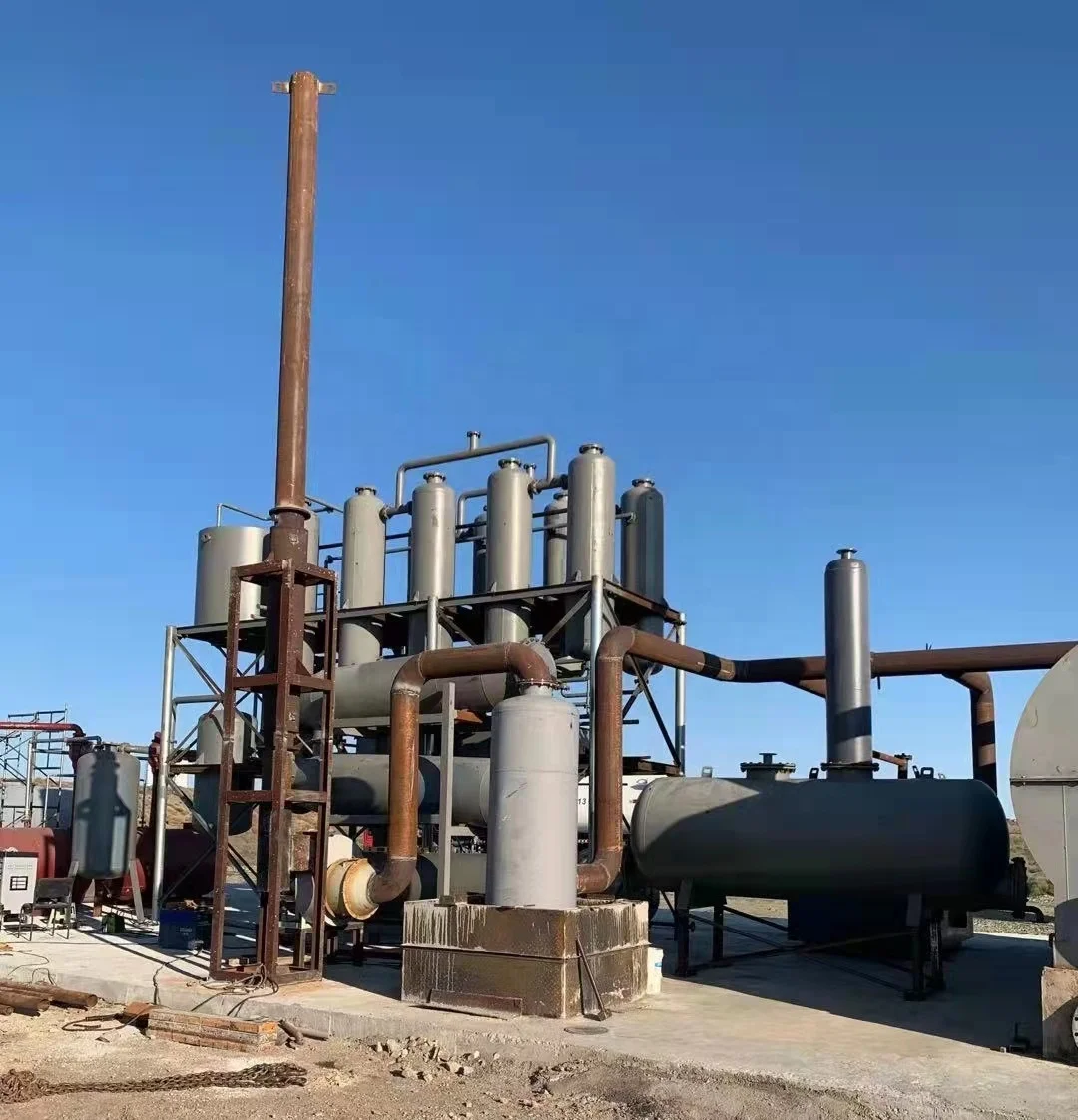 used engine oil refinery distillation plant for diesel fuel base oil