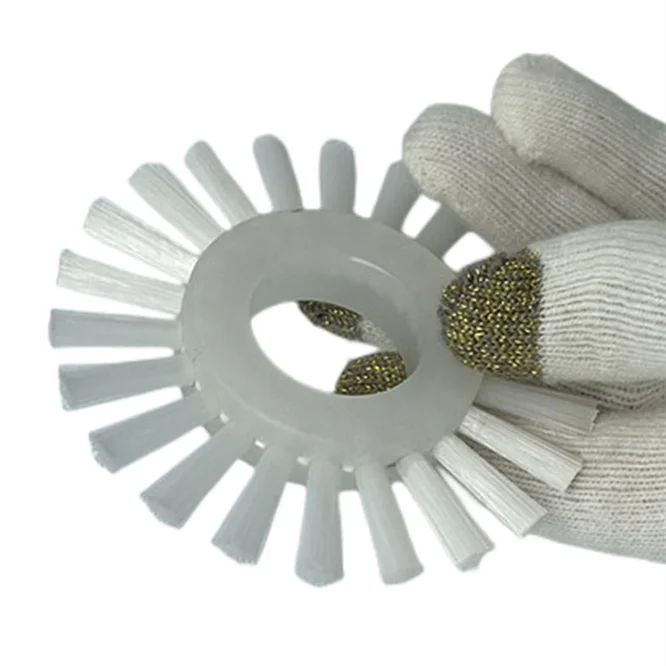 nylon  Wheel  round Brush like sun   Brush For Machine Parts Accessories factory hot selling sun round brush