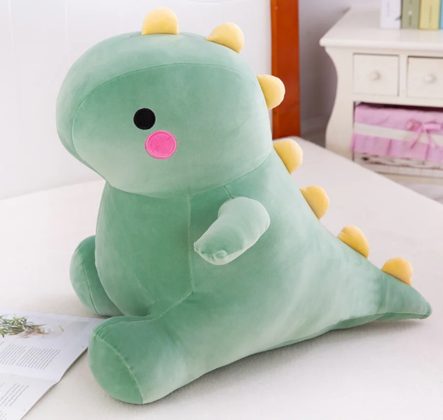 Hot-selling Cute Cartoon Dinosaur Toys Popular With Children Multi-color Optional PP Cotton Dull Dragon Doll Pillow