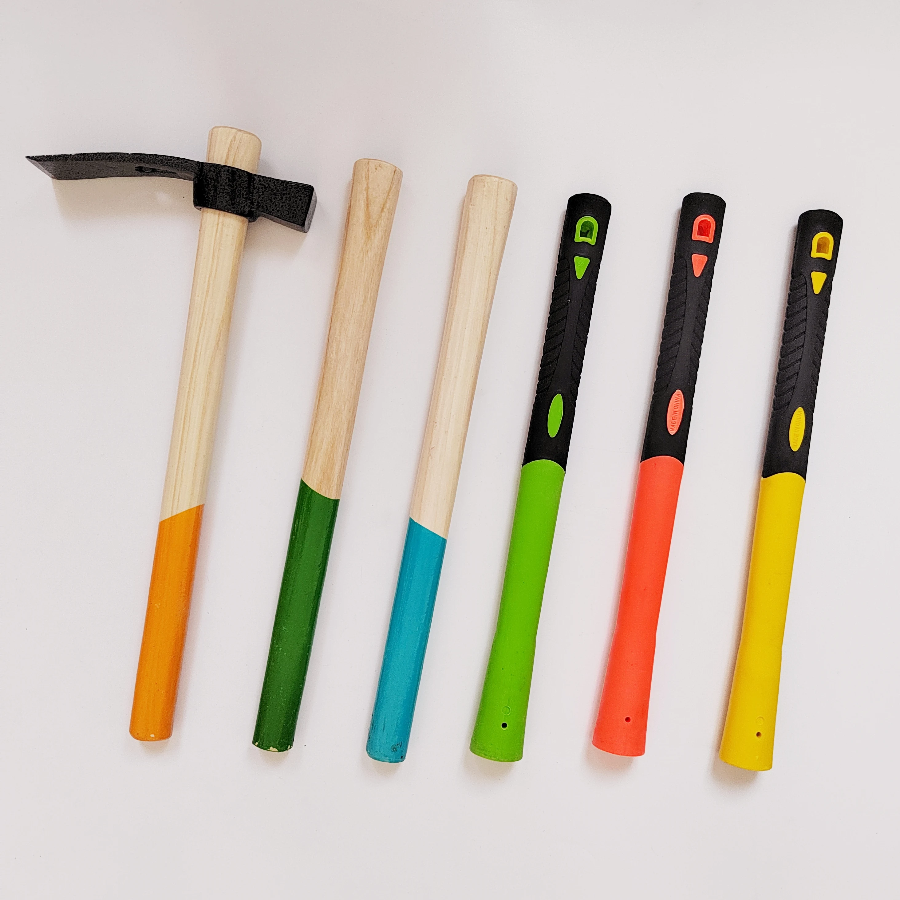 Single Handed Axe and Hoe with Removable Wood Handle 40cm Length Great for Gardening Project with Multifunction