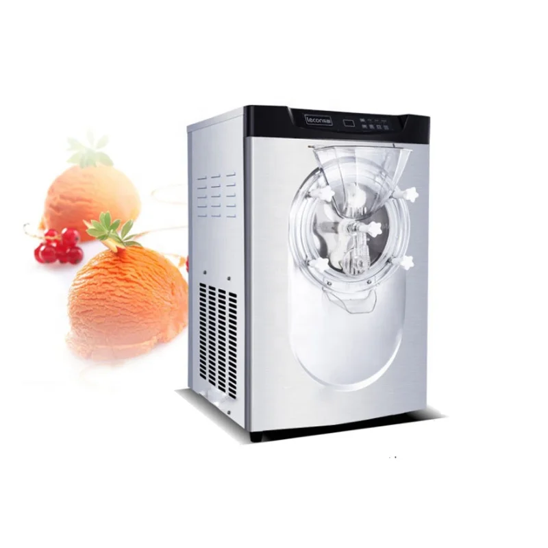 Commercial Fast Cooling Stirring System Desktop Hard Ice Cream Making Machine
