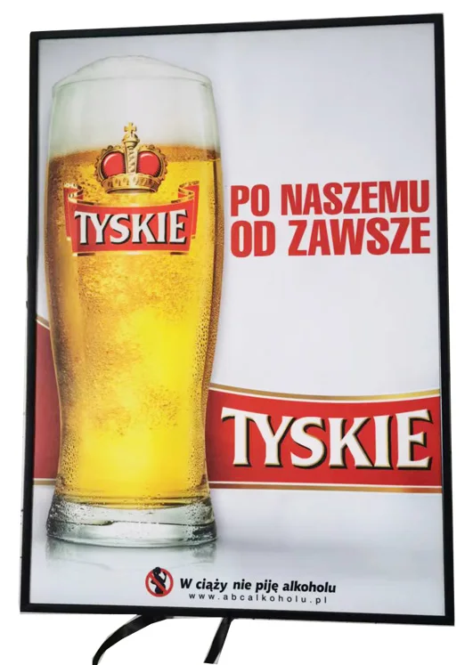 new material poster vivid advertisement  back light banner lighting display LED sign lighting poster