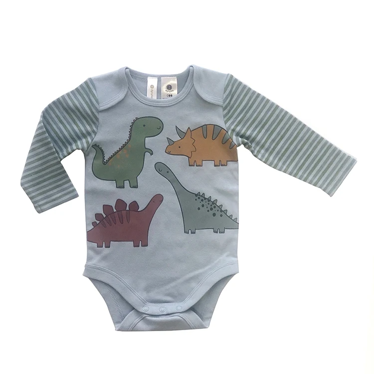 
Baby Bodysuit Newborn Baby Jumpsuit Long Sleeve Cotton Baby Clothes interlock 002 