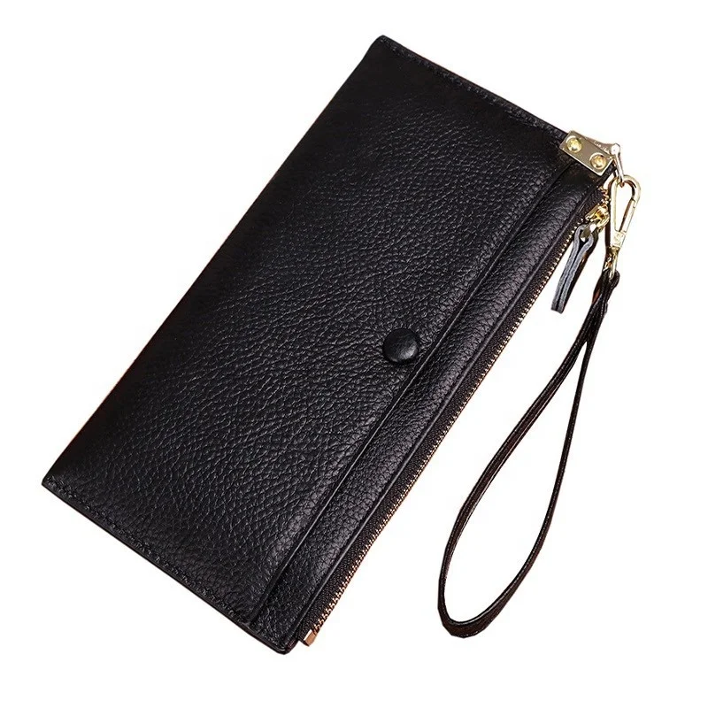 Wholesale High Quality RFID Blocking Real Leather Wallet for Women