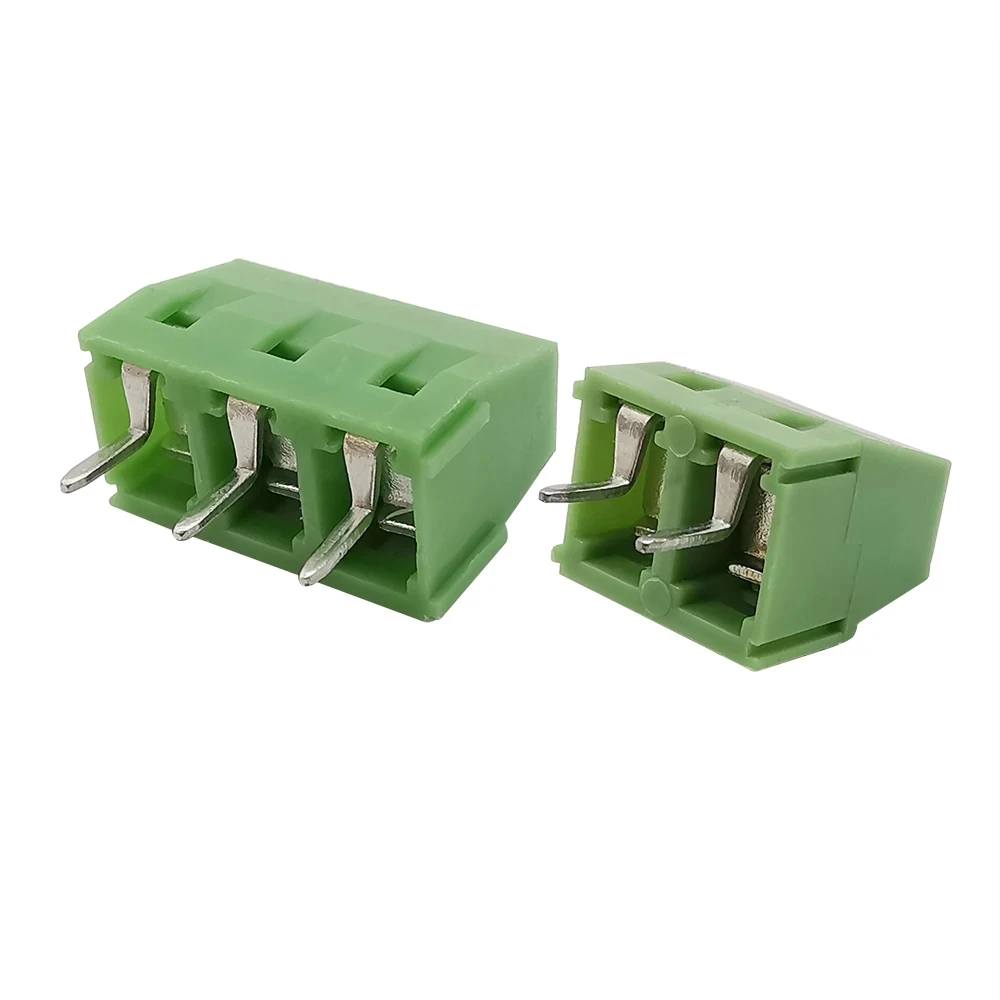 KF127 5mm 2Pin 3Pin Screw Wire Terminal Pitch Block 5.0mm 300V 10A KF127 2P 3P PCB Straight Pin Cable Connector