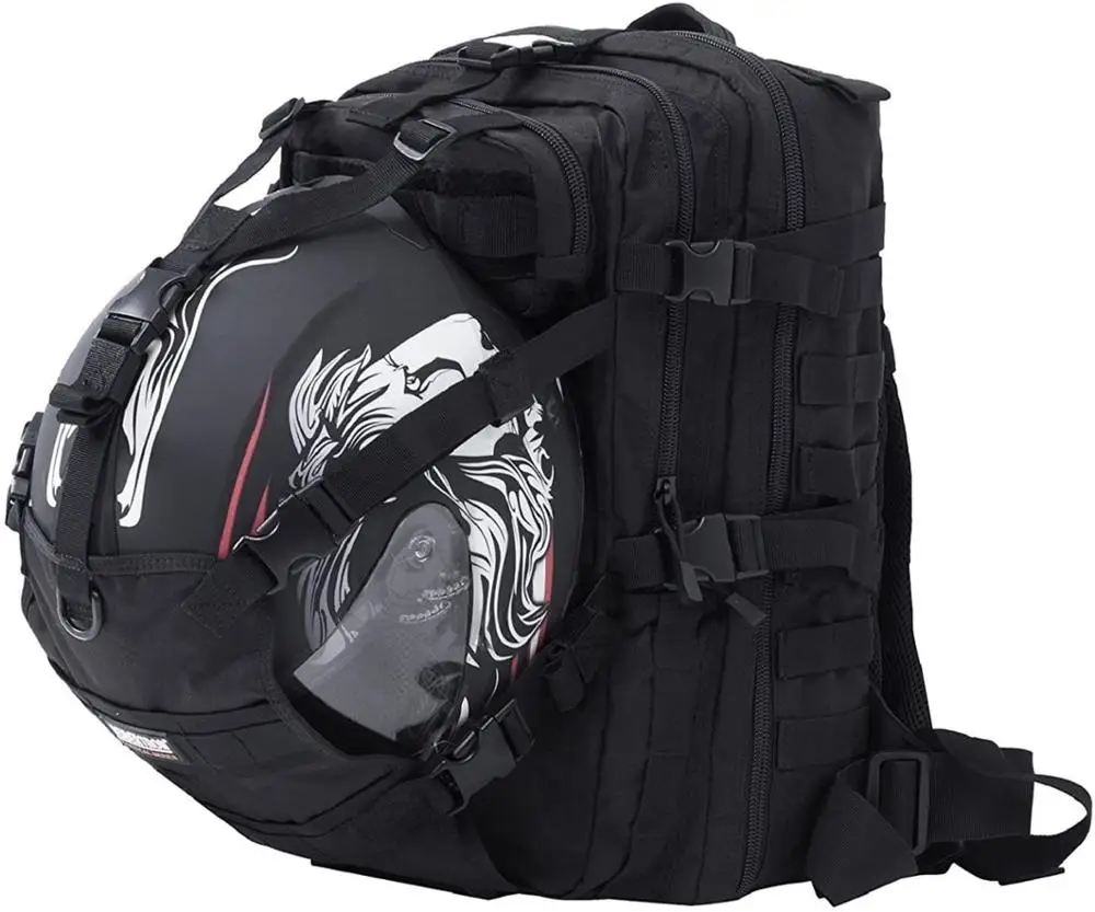
Large Capacity Motorcycle Bag Helmet Holder Cycling Helmet Storage 