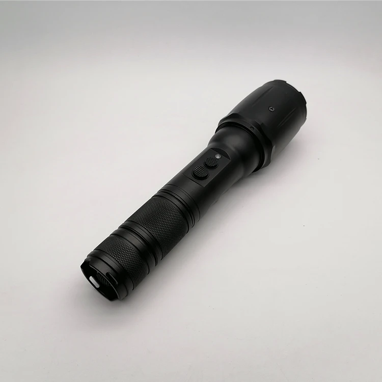 Waterproof Long Range Zoom Focus LED+ Laser Rechargeable Laser Flashlight laser torch