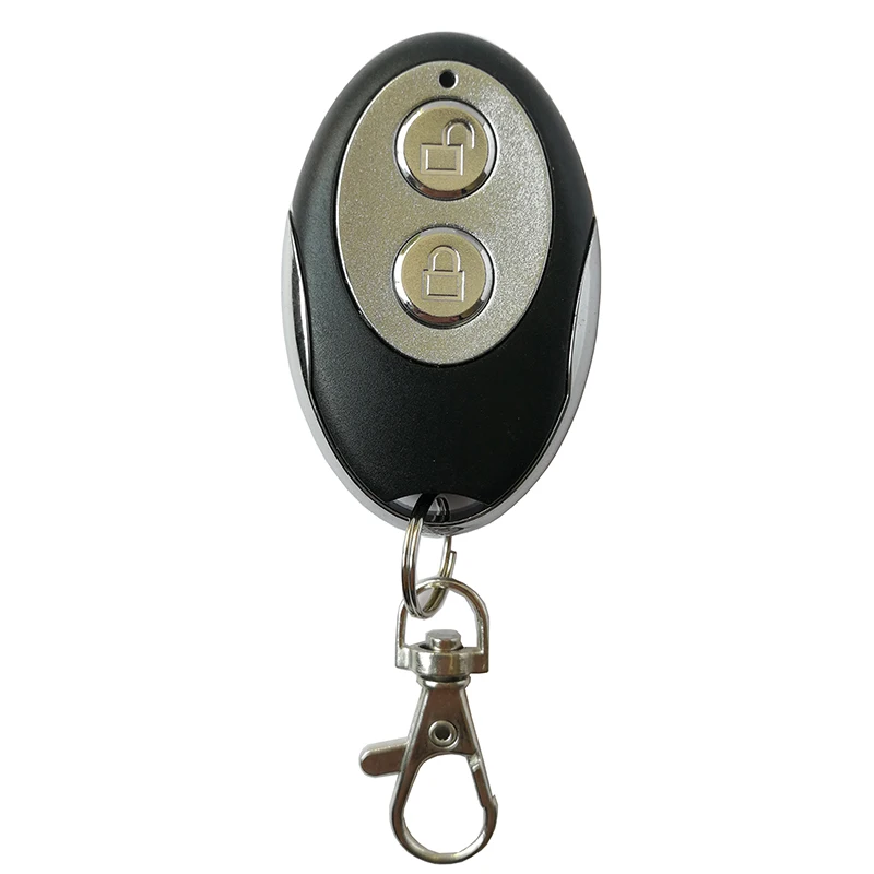 Metal 2 key 433.92M learning code wireless remote control garage door opener two button automatic door remote control