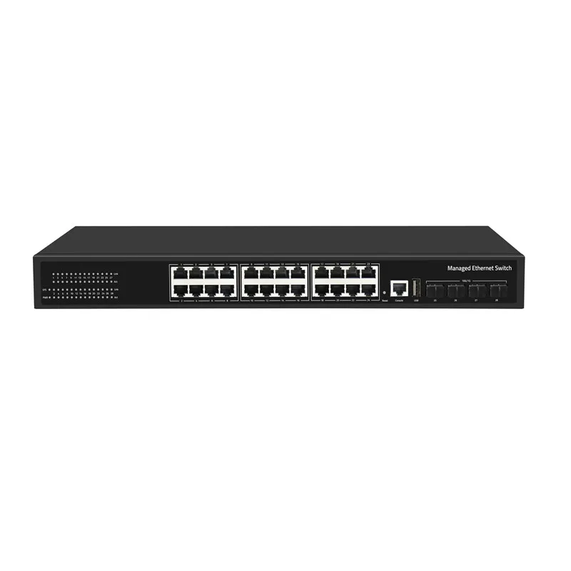 Управляемый коммутатор Ethernet с 28 портами 10G Uplink и 24 портами Gigabit