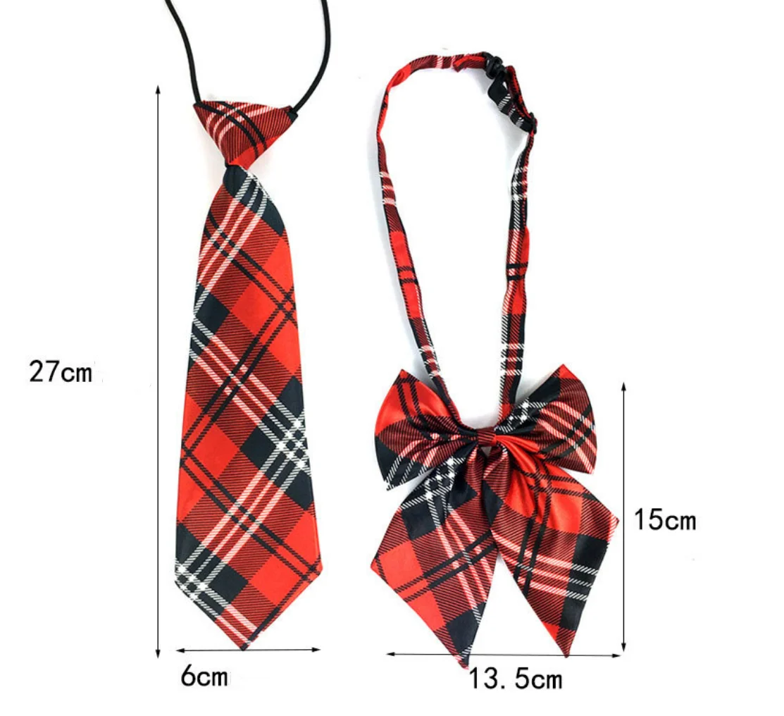 Недорогие галстуки для мальчиков и девочек для детского сада, униформа для начальной школы, Детский Регулируемый однотонный галстук в полоску и бабочка