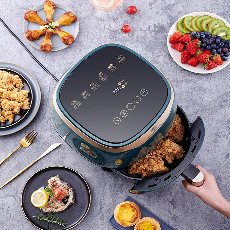 8L extra large capacity smart air fryers  digital multifunction electr deep fryer  air fryer