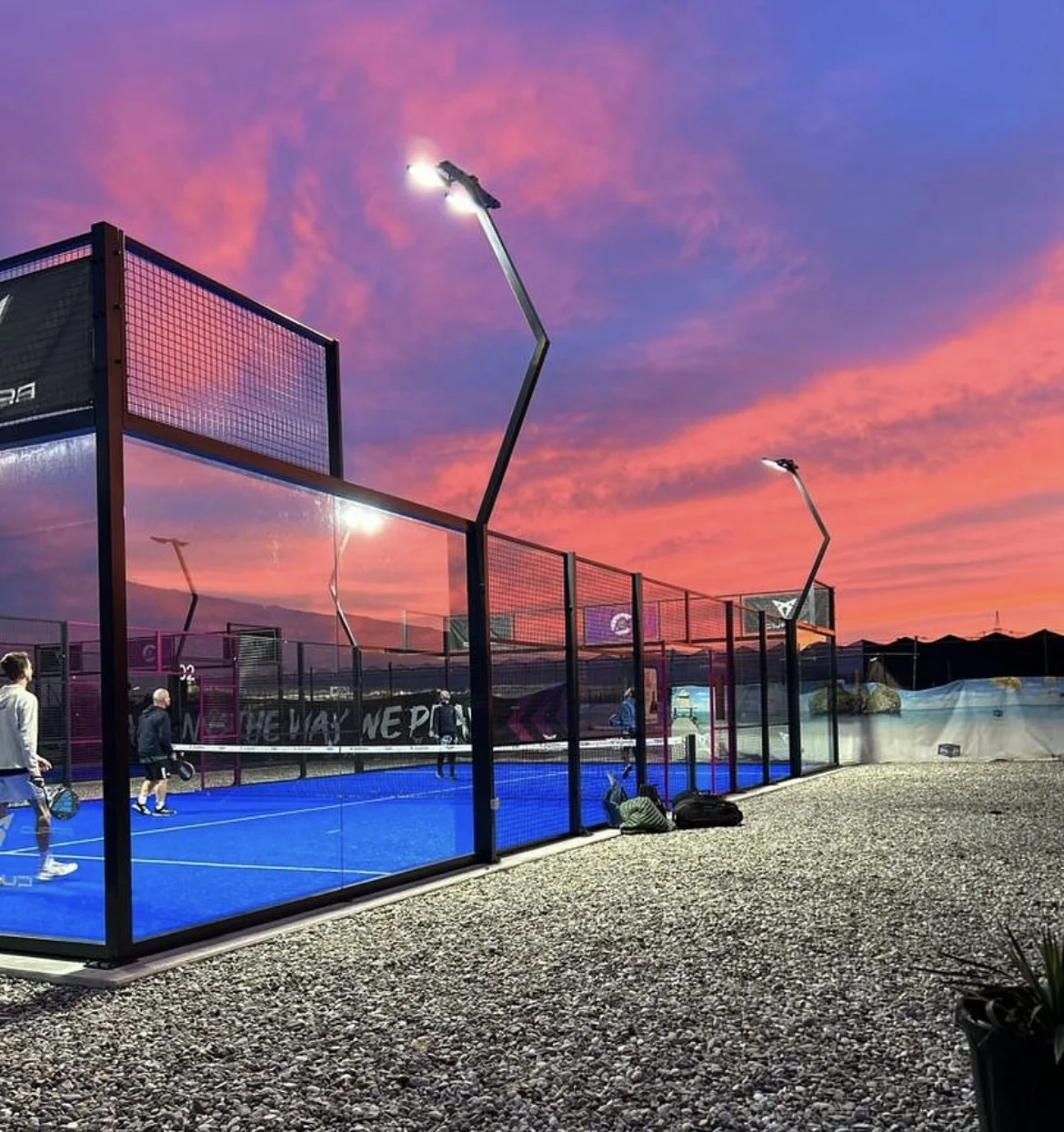 High Quality 10*20m Different Design Padel Court Padel Tennis Court Full Panoramic