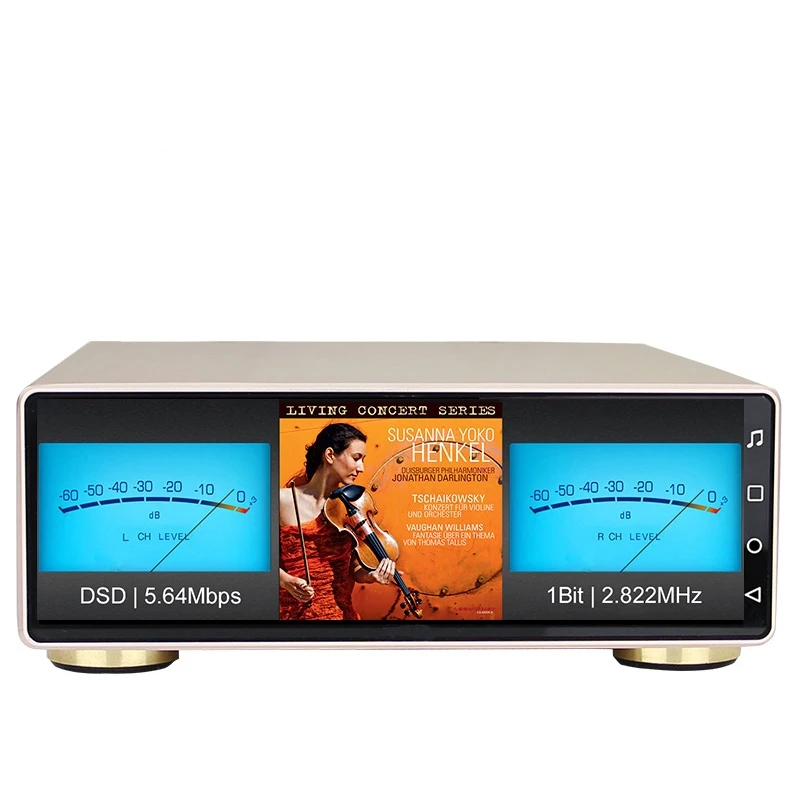 JF Digital MX-3A Music Player Android 10.0 DSD512 MQA Decoding Dual CS43198 BT5.0 Turntable DAC APP Control Russian Korean Menu