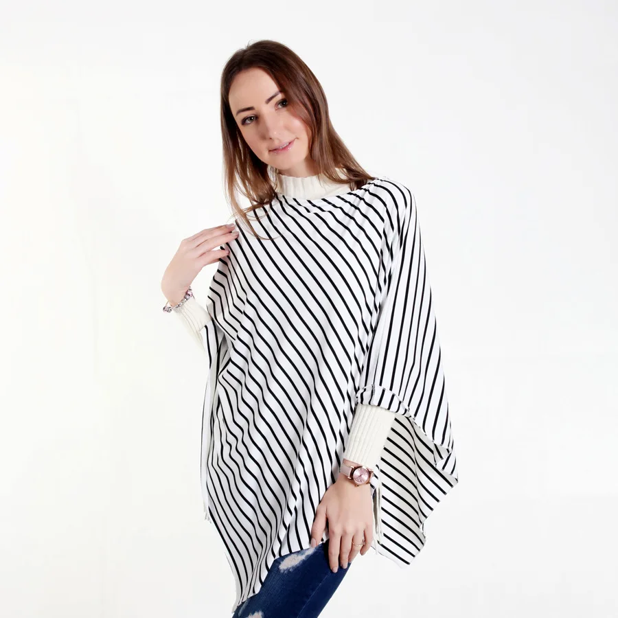 Hot selling warm winter breastfeeding shirts fashion smock for pregnant women