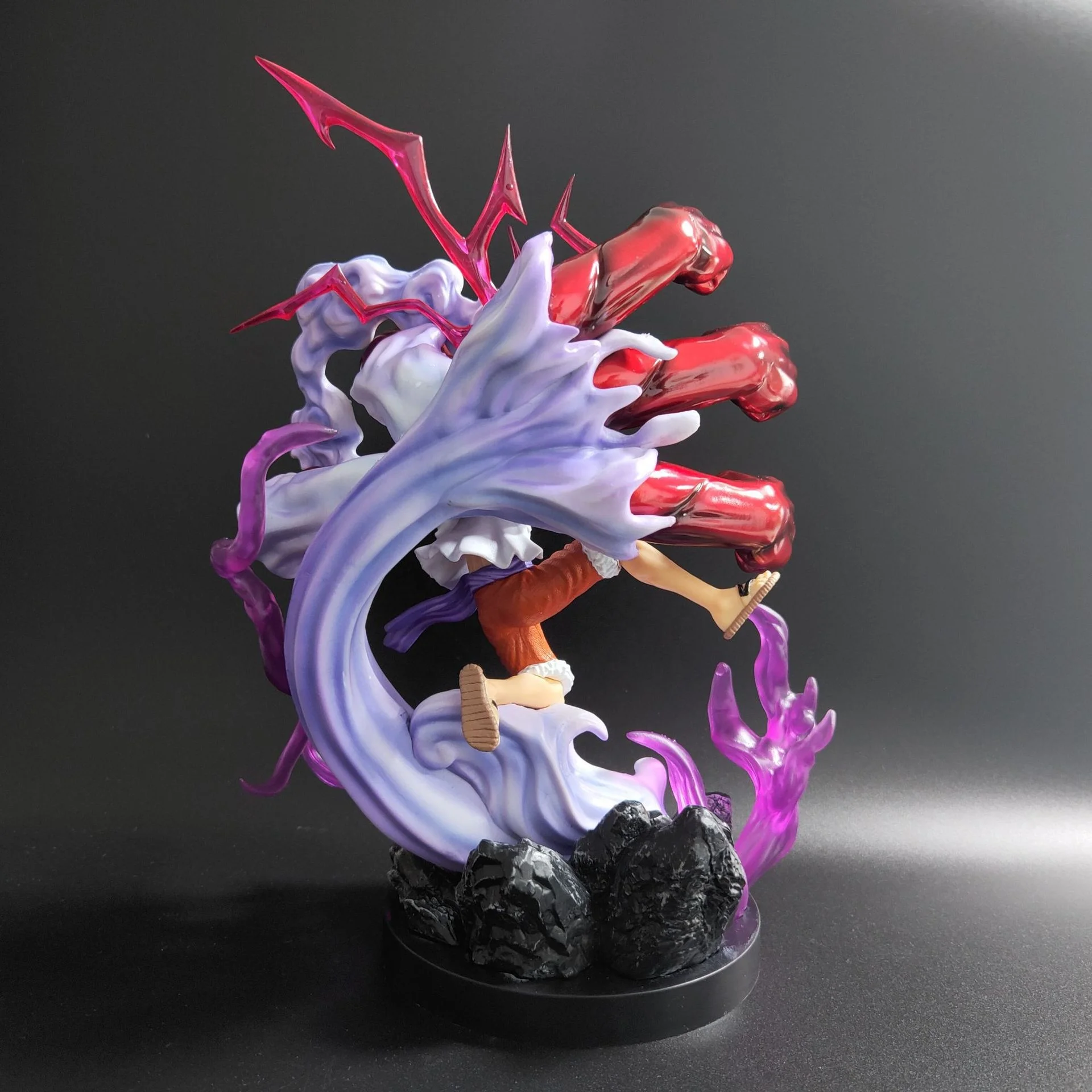 One 22cm Piece Luffy Sun God Nika Anime Figure Big Fist Monkey D Luffy Action Figurine PVC Collectible Model Doll Toys Gift