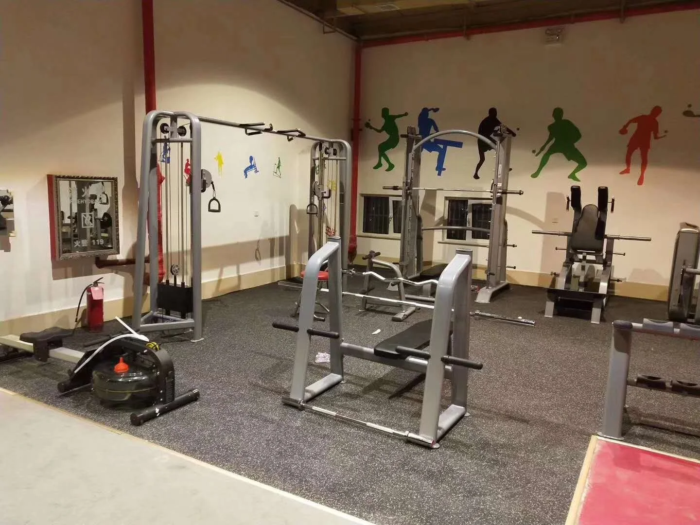 Shandong Sports Commercial Gym Fitness Equipment Cable Crossover Machine Pulley