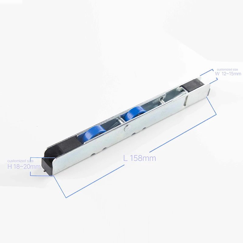 Popular Pulley Roller for Sliding Glass Door Window High Quality Aluminum UPVC Hardware Accessories with Copper-Wheels Nylon