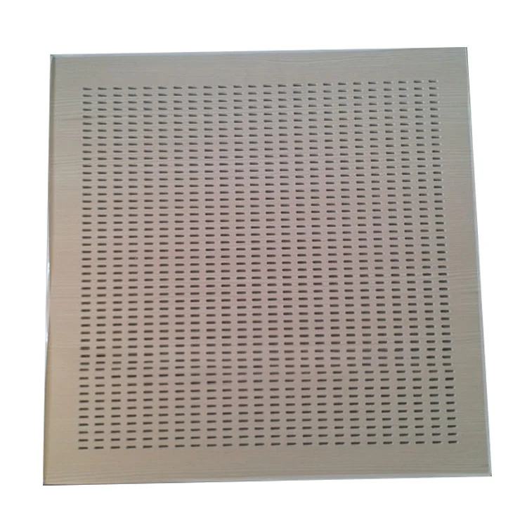 
China Supplier Acoustic Paper Faced Perforated Gypsum Ceiling Tiles 