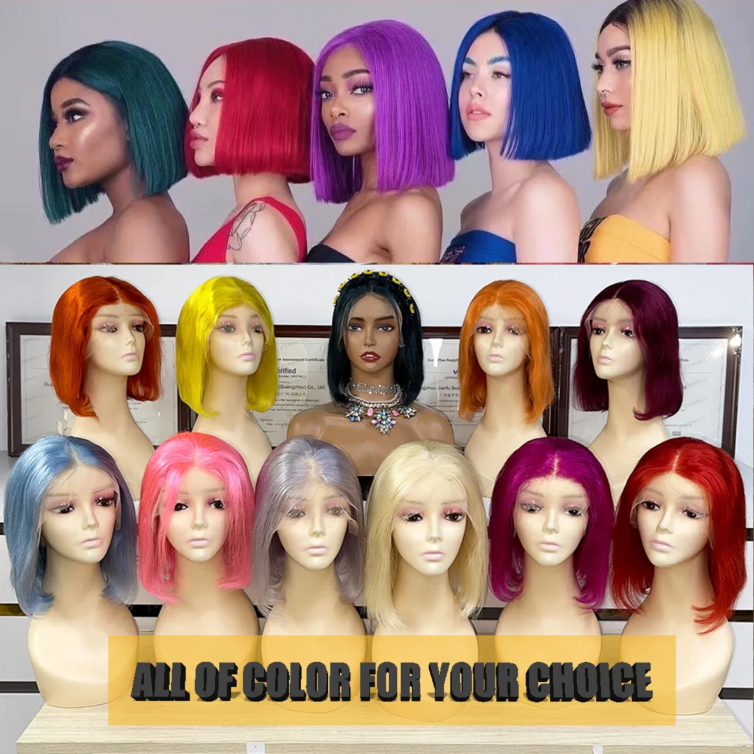 Wholesale peruvian short human hair bob wig,blonde 613 bob wig human hair,bob wigs human hair lace front wig for black women