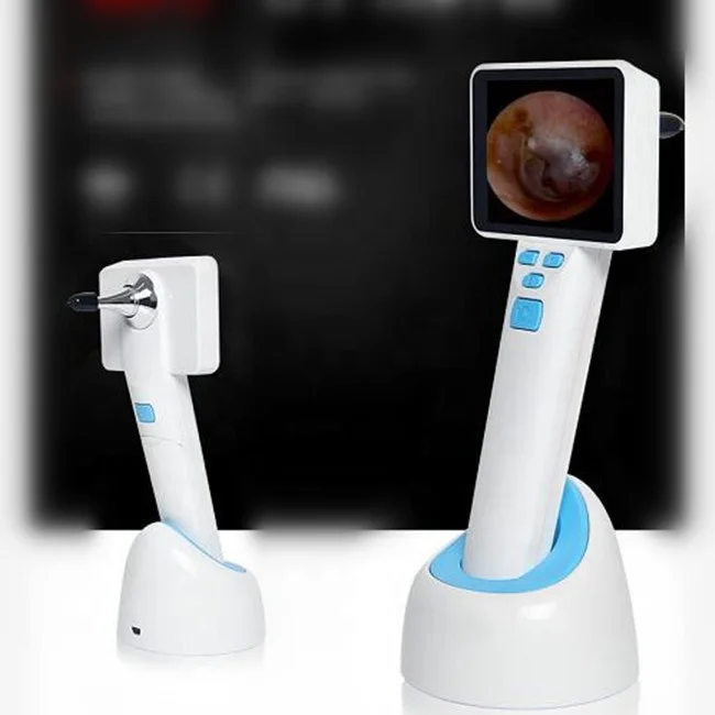 3 Inch LCD Screen Digital Video Otoscope ENT Camera for Ear With Rechargeable Lithium Battery 3.7V 2600mA