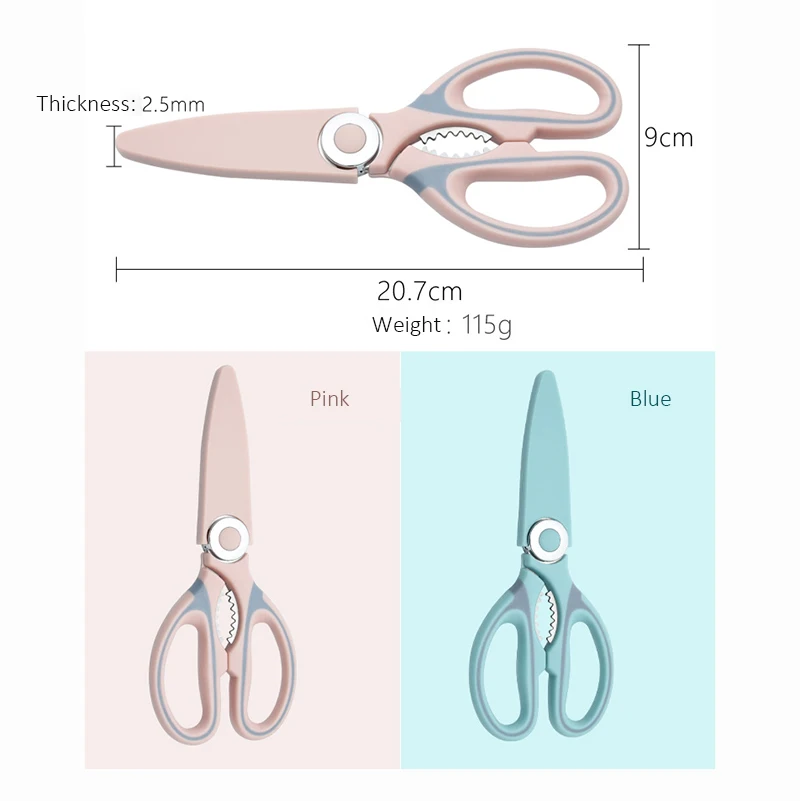 Sharp Kitchen Scissors Multipurpose Utility Stainless Steel Scissor Kitchen Shears for Chicken