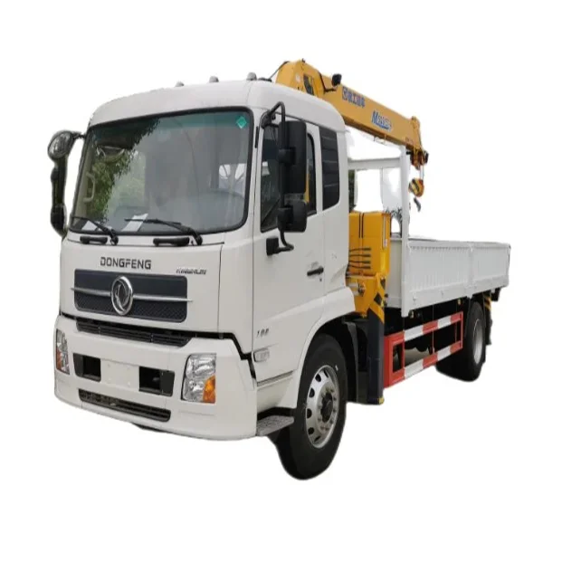 used China brand good quality Dongfeng D1 4X2 cargo crane truck for Sale