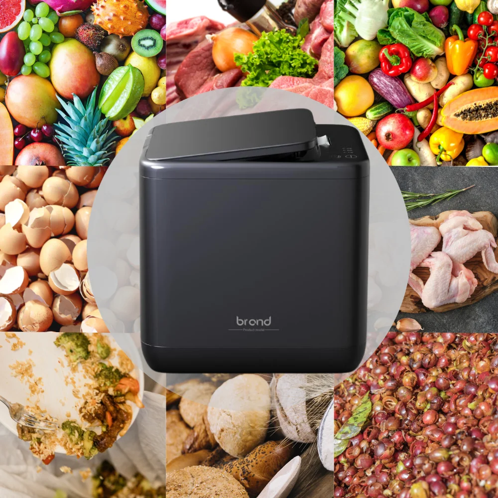 Food Composting Machines Food Waste Disposer Odor-free Deodorant Garbage Collector For Home Kitchen