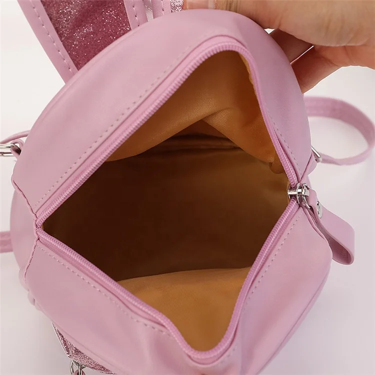 Children Small Rabbit Backpack Purse Cute Leather School Bags for Kids Girl BackPack Mochila Feminina