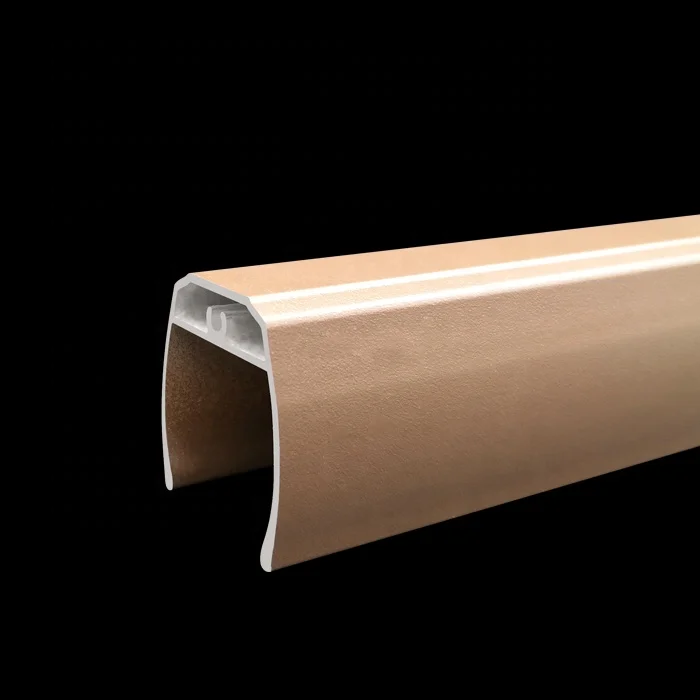 
Aluminium profile powder coated white zebra blind bottom rail and lower blind tube 