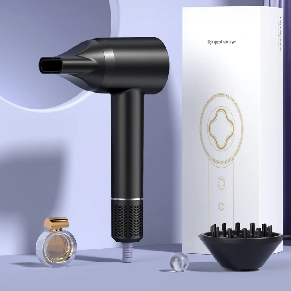 High-Speed Hair Dryer Unleash Gale Force Supercharged High-Speed Hair Dryer for Lightning-Fast Salon-Quality Drying