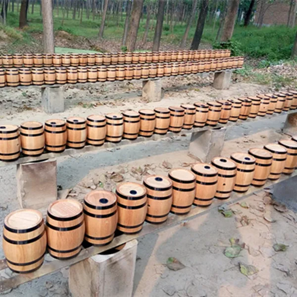 Cheap oak wood wine cask barrel decoration