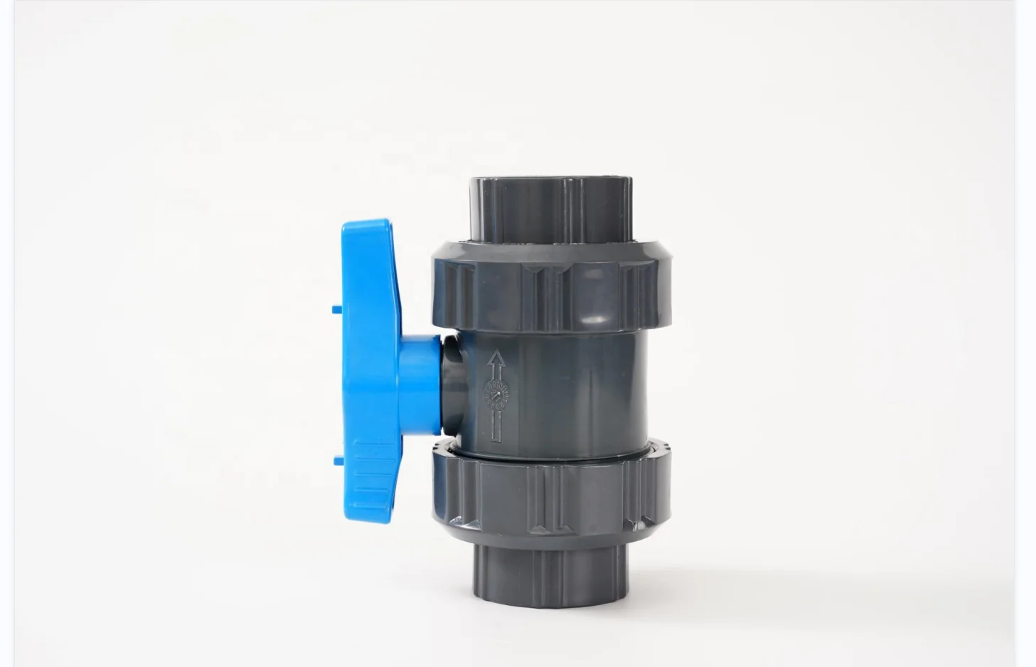 Factory Wholesale Price PVC Double Union Ball Valve PVC Ball Valve Thread and Socket Type DIN ANSI Union Valve