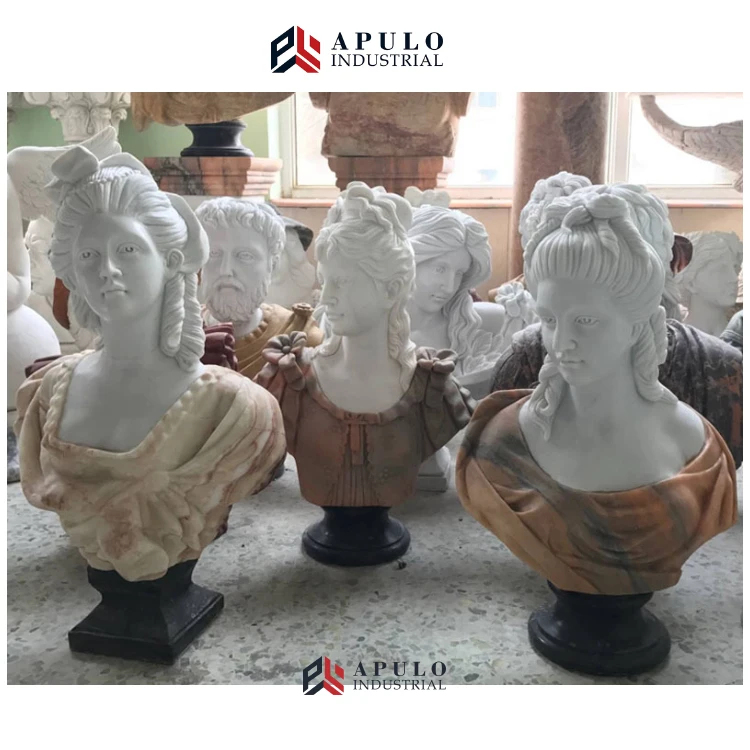 Western Style Stone Sculptures Beautiful Angel Figure Carvings Marble Statue