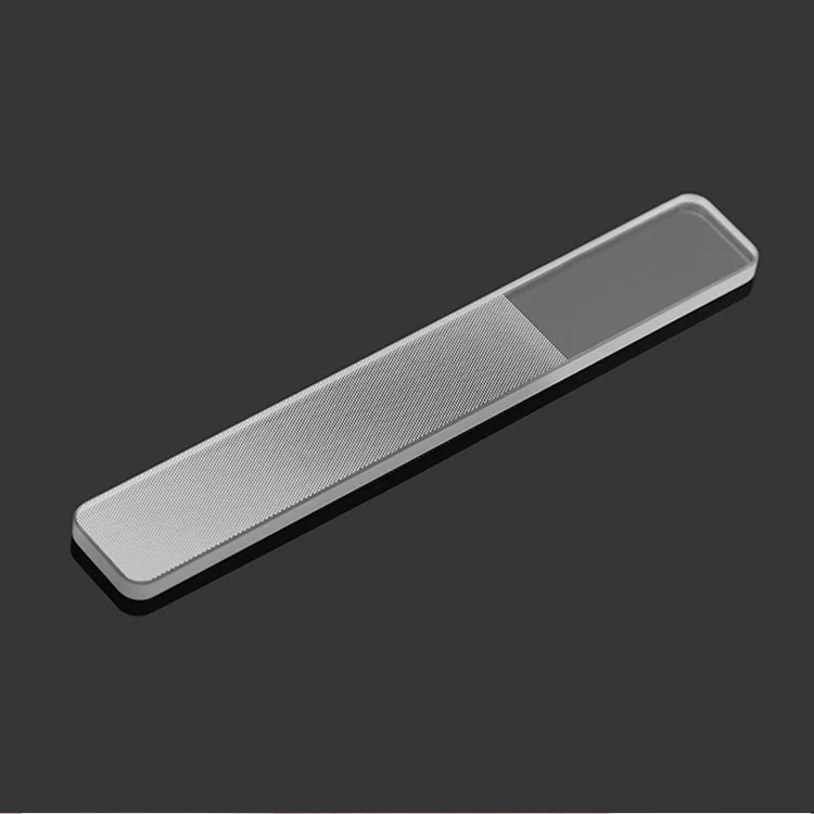 oem glass nail shiner bulk clear glass nano nail file files logo customization crystal