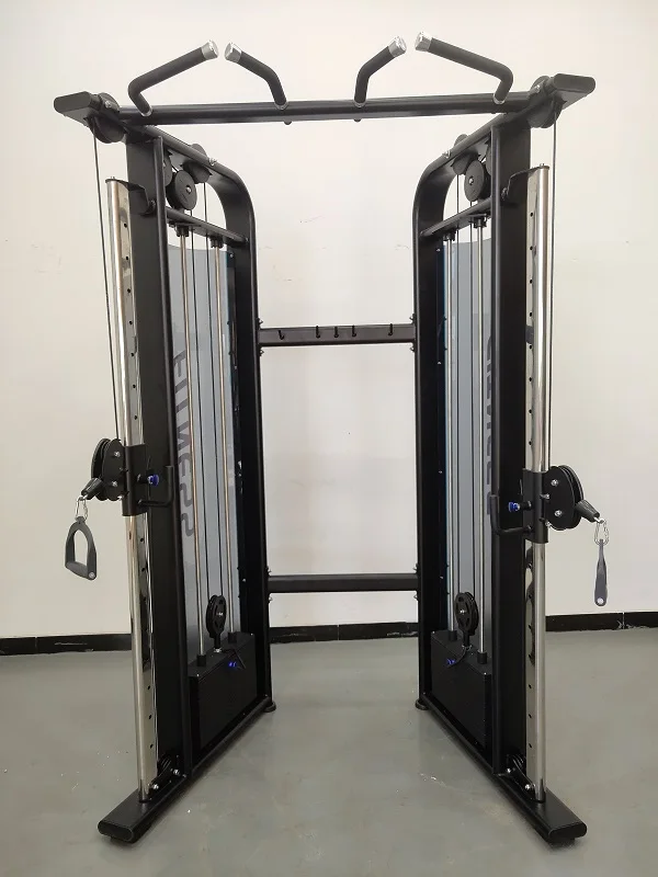 Fitness Bodybuilding Commercial Gym Equipment Adjustable Functional Trainer Dual Pulley Power Rack Strength Exercise Machine
