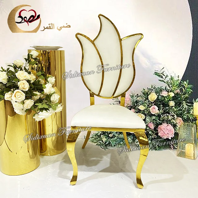 Wholesale stainless steel wedding banquet hall chairs for selling in FOSHAN