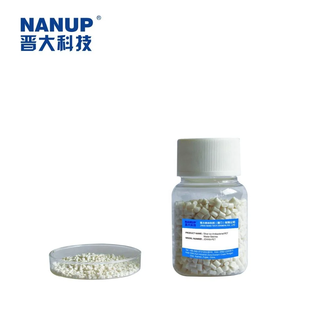 
High Spinning Performance Inorganic Silver Based Anti Bacterial Master Batch for Antibacterial Polyester Fibre 