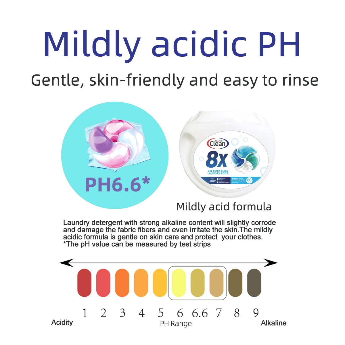 Household daily chemicals gel for laundry  detergent pods capsules soap for washing machine softener for clothes