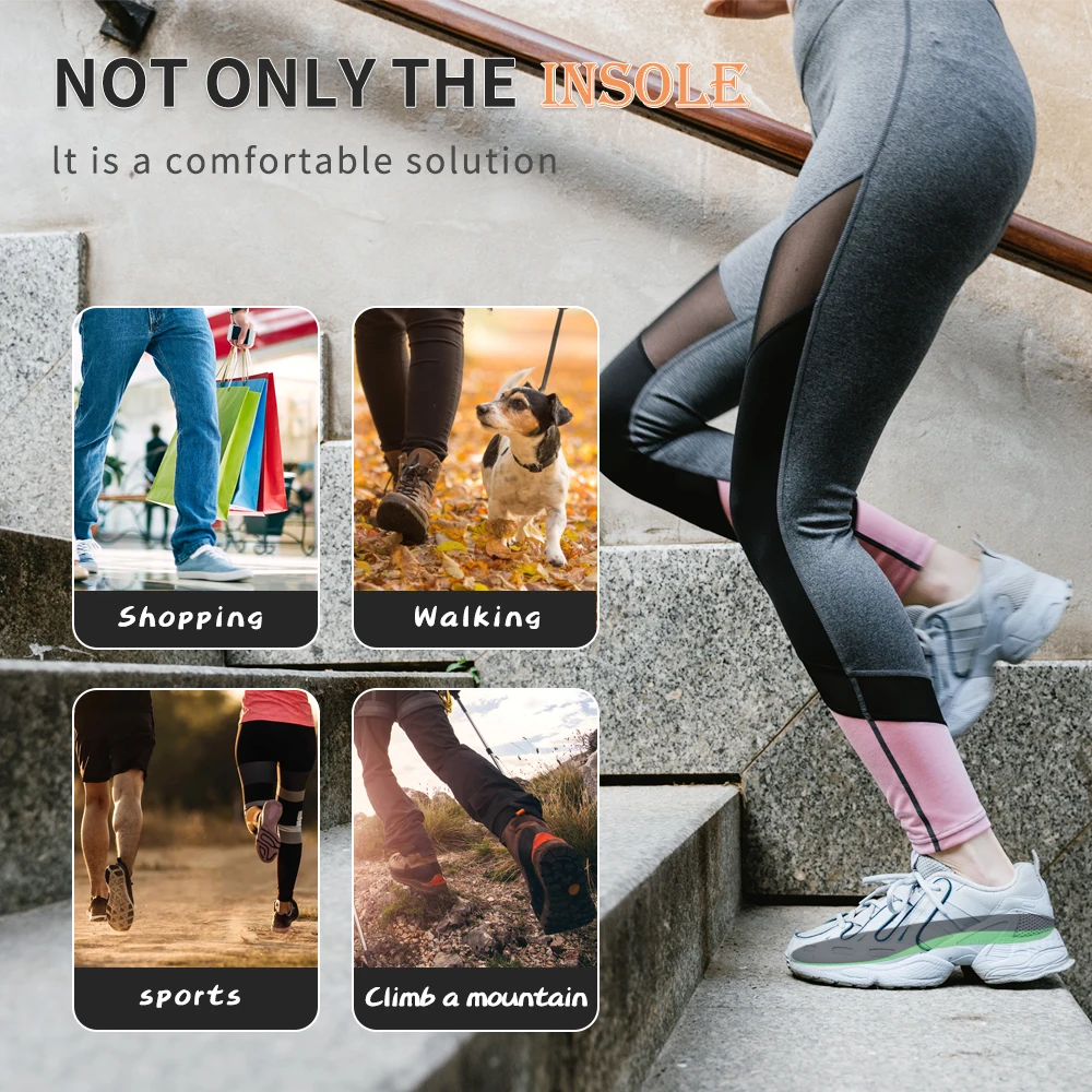 S-king Arch Support Sports  Metatarsalgia Heightening Insole Plantar Fasciitis High Elastic Carbon Fibre Insoles