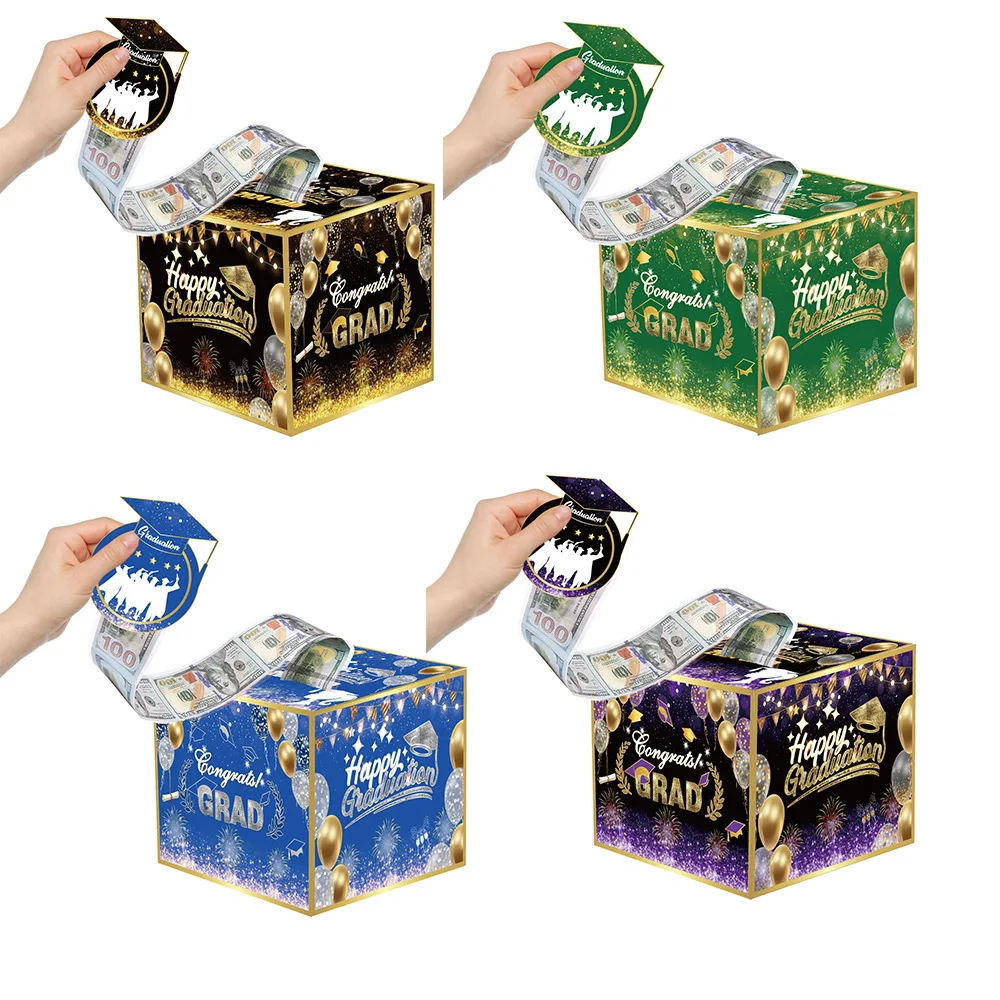 Cash Pull Funny Money  Surprise Paper Gift Box Happy Birthday Christmas New Year Anniversary Valentine Eid Gift Boxes