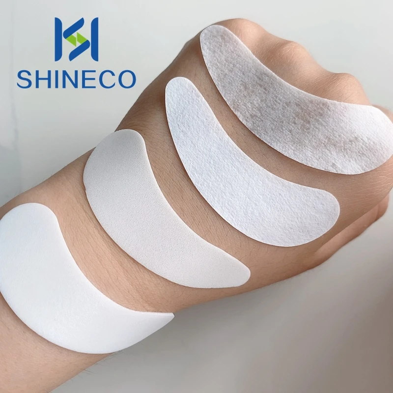SHINECO Factory STY-03 Willow Leaf Reusable Pads Patches Free Sample Eye Gel Mask Patch For Eyelash Extension Hydrogel Pad