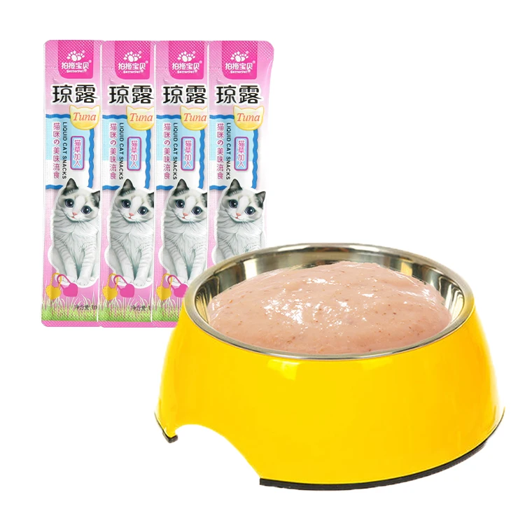 OEM Supply Wholesale High Quality Pet Snack Tuna Taste Wet Cat Food