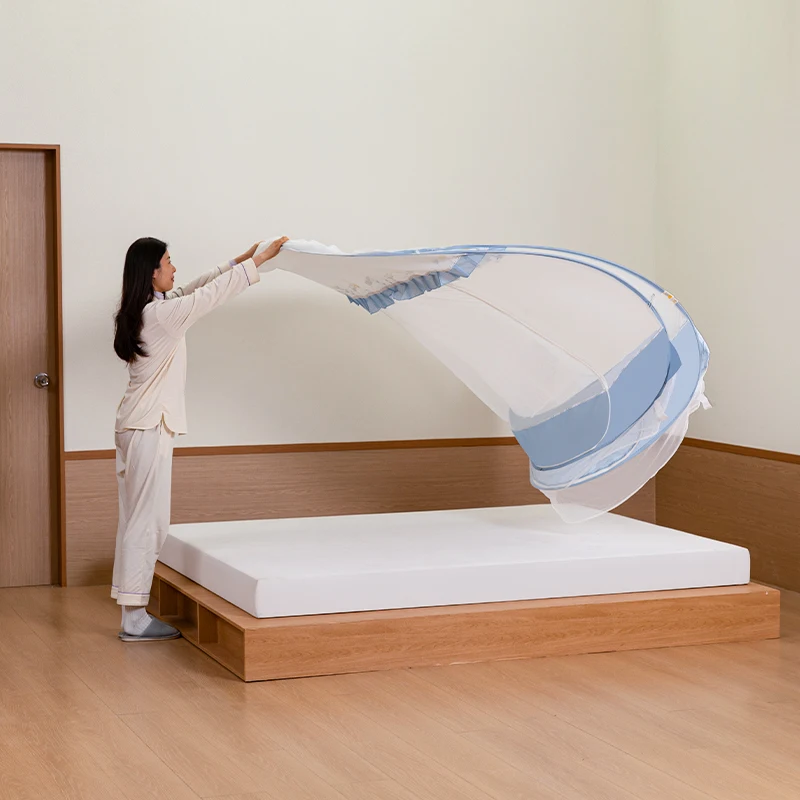 Medoga Large Princess Girls Camping Tent Balcony Popup Portable Foldable Bed Canopy Mosquito Net For Bed