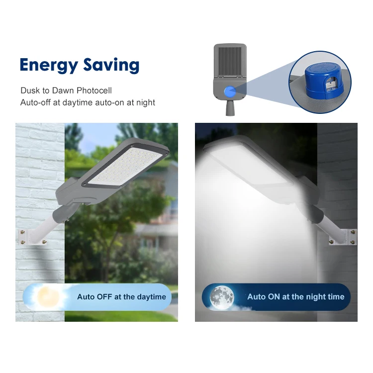 COVEDA Hot Selling Outdoor Photocell Street Lighting Ip66 100w 150w 200w 250w Smd Led Street Road Lights