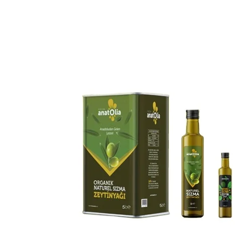 From Anatolia Best Liquid Cooking Olive Oil 500 ml High Quality Glass Bottle Cold Press Extra Virgin Olive Oil