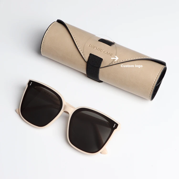 Estuches para gafas,Color customized Eco-friendly PU soft case glasses women for Reading, School, Office