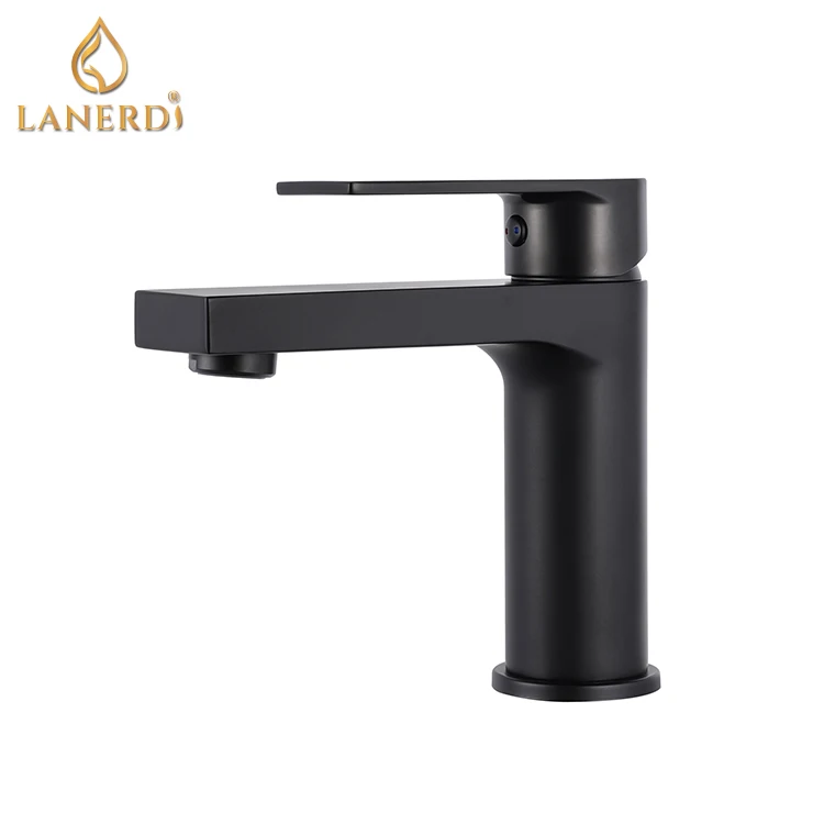 Single Handle Washbasin Bathroom Faucet White Luxury Basin Faucets Cold/hot Water Single Hole Brass Deck Mounted Ceramic Modern
