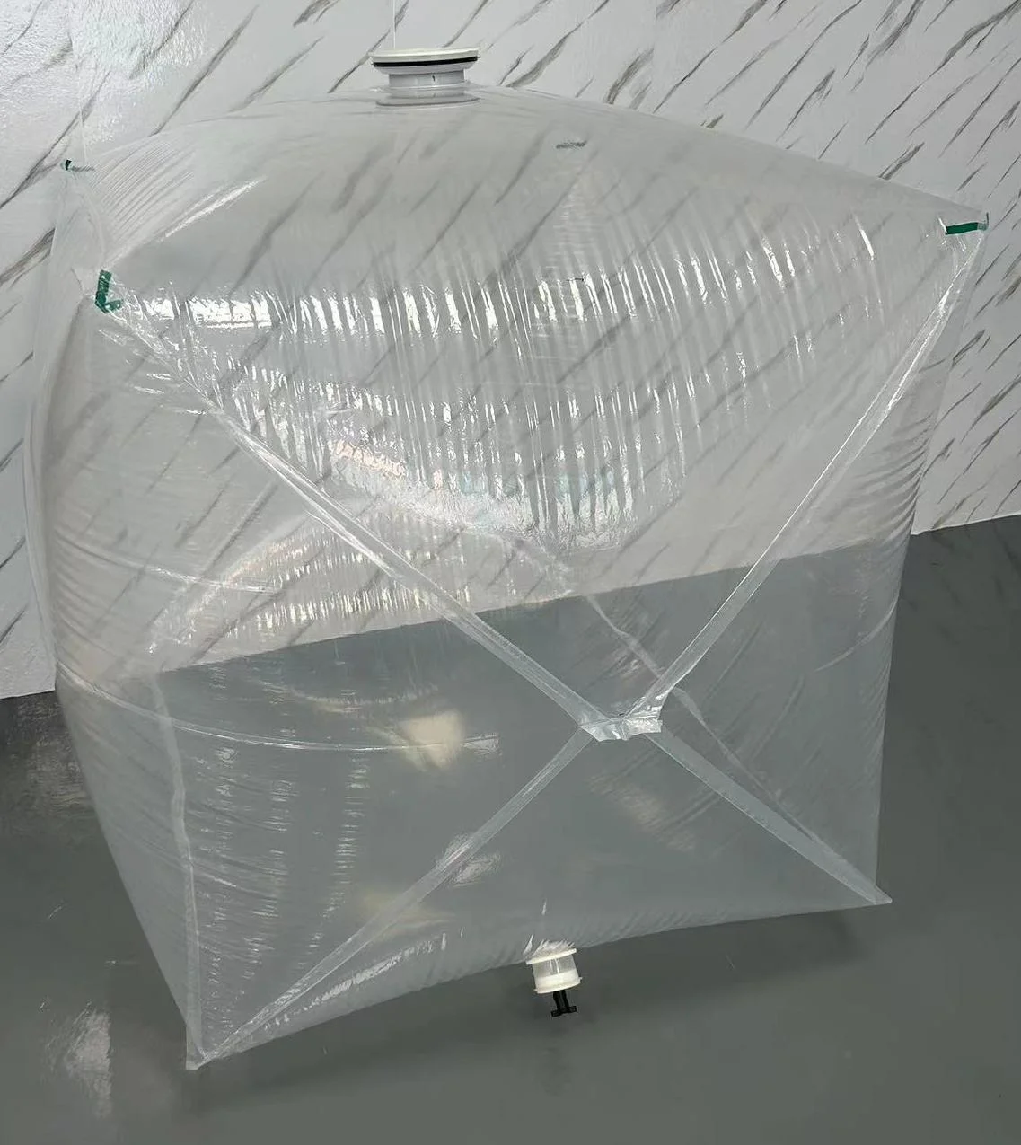 Eco Friendly 1000L Liquid IBC Ton Drum Lining Bag Cycle Container Bag Production Customization Chemicals